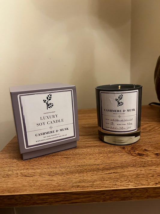 Cashmere & Musk – Hand Poured Soy Candle